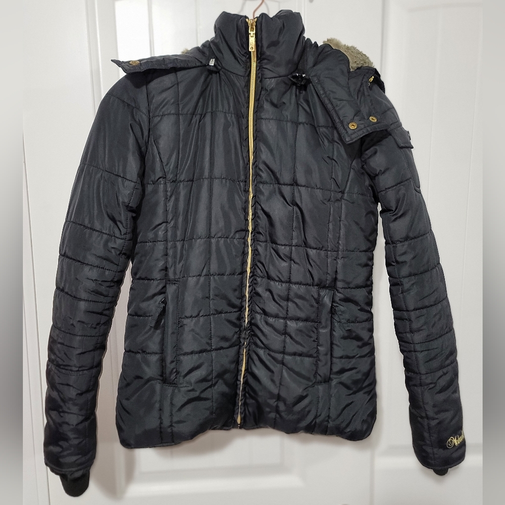 Makavelli Brand Hooded Puffer Jacket size Small *Please read description*